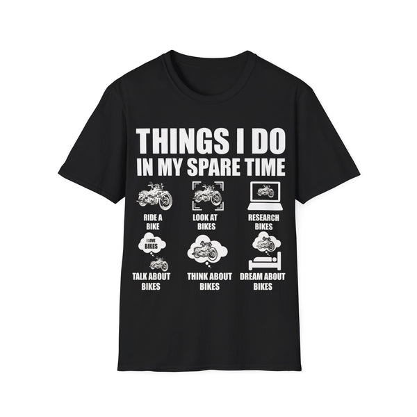 Bike Things I Do T-Shirt — Funny Biker Spare Time Tee