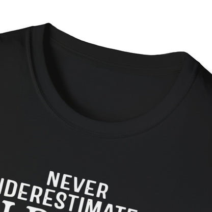 Never Underestimate an Old Man with Motorbike T-Shirt