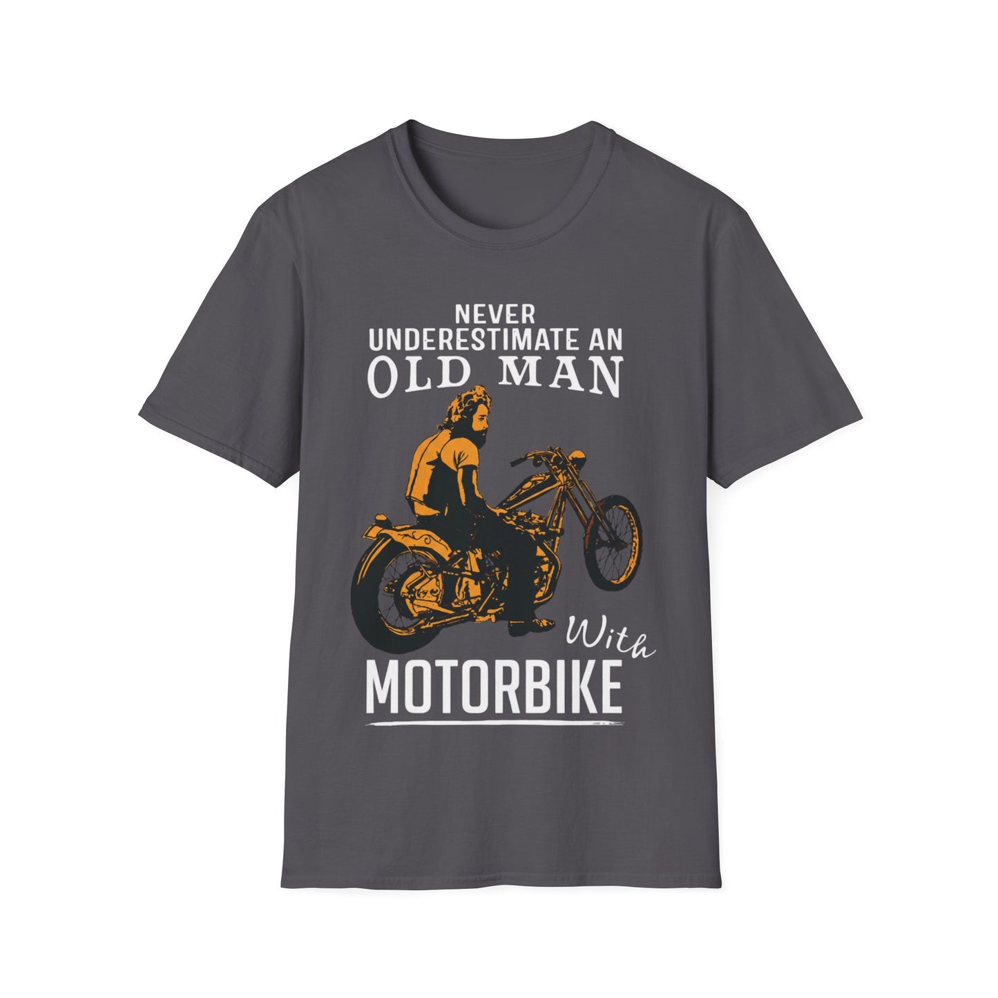 Never Underestimate an Old Man with Motorbike T-Shirt