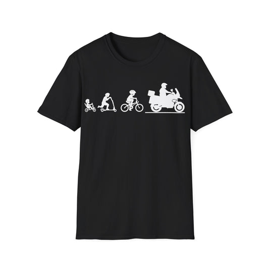 Motorcycle Life Cycle T-Shirt — Evolution of Riders Graphic Tee