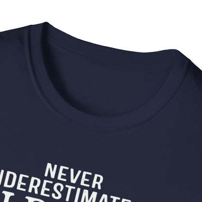 Never Underestimate an Old Man with Motorbike T-Shirt